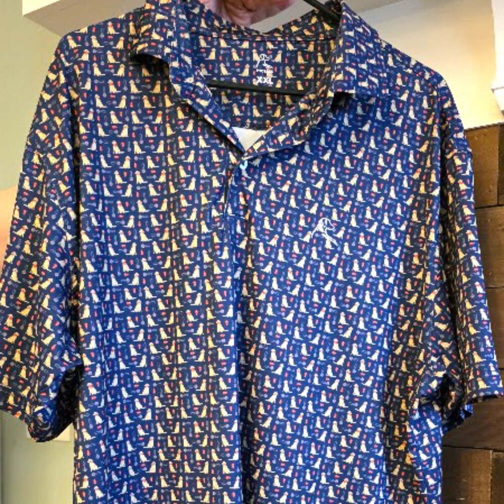 Rhoback Golden Retriever Polo | XXL